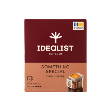 Кава під фільтр у дріп пакетах Щось особливе 7х16г, Idealist Coffee Co.