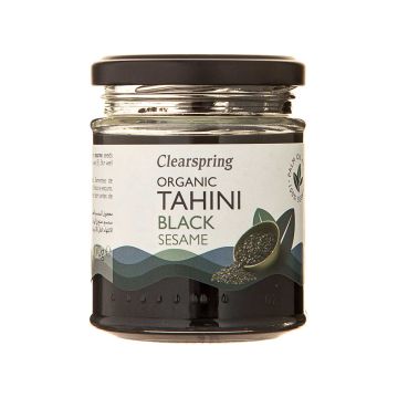 Паста Тахіні з насіння чорного кунжуту органічна 170г, Clearspring