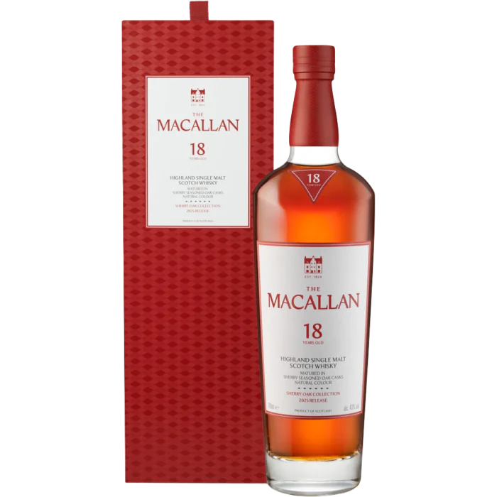 Віскі Macallan Sherry Oak 18yo - 0,7 л - купити в Києві, ціна