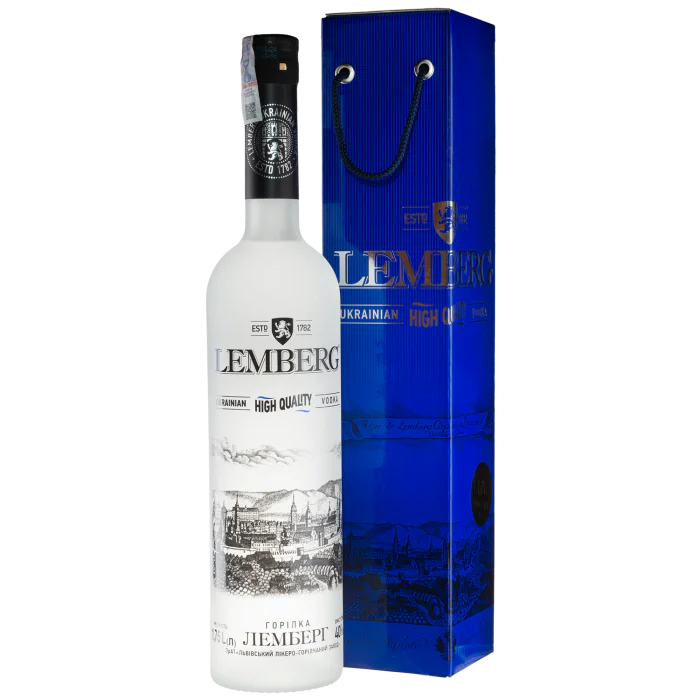 Водка ЛембергLemberg, gift box - 1,75 л - купить в Киеве, цена 923