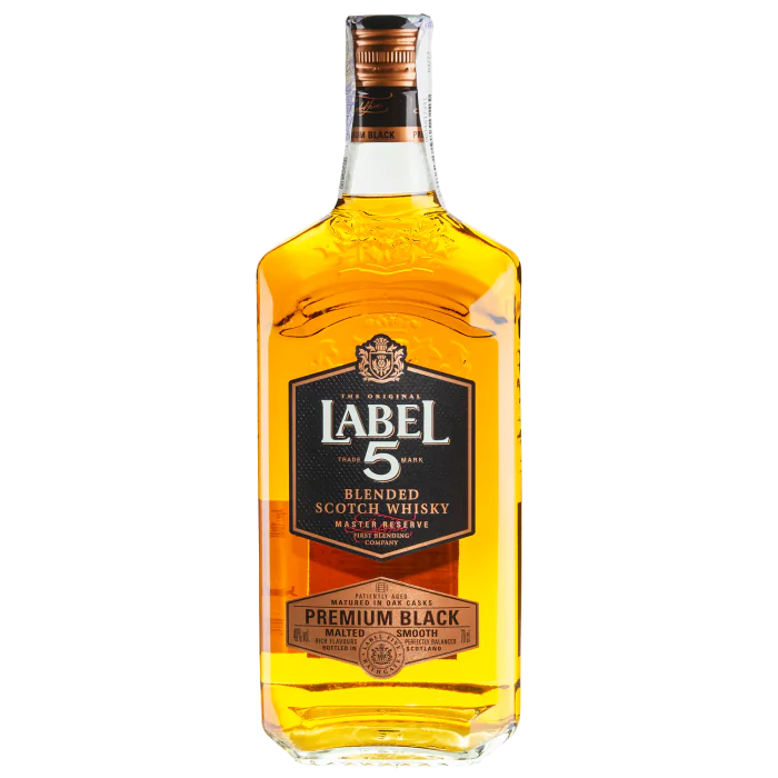 PATENT 5 6th Anniversary Whisky 箱無し Віскі Label 5 Premium Black - 0,7 л - купити в Києві, ціна 684 грн