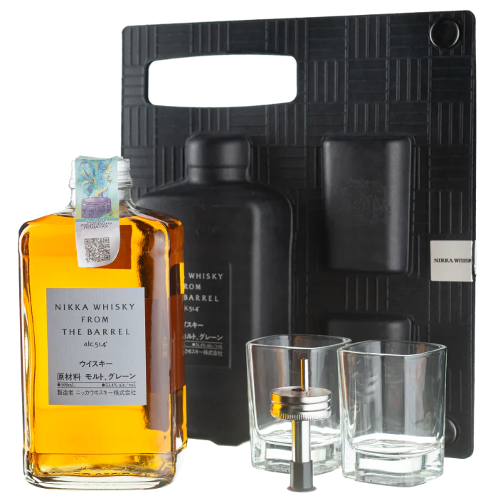 サントリー季 & ニッカ From The Barrel ウイスキーセット Віскі Nikka From The Barrel + 2 glasses and pourer - 0,5 л